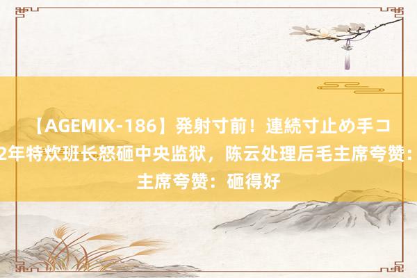 【AGEMIX-186】発射寸前！連続寸止め手コキ 1942年特炊班长怒砸中央监狱，陈云处理后毛主席夸赞：砸得好